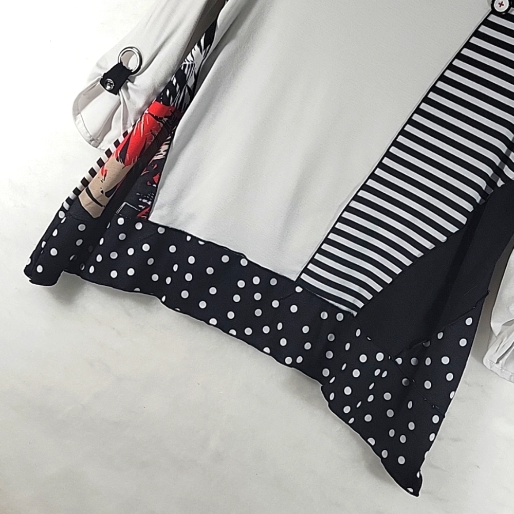 Multiples Artison Patchwork Tunic Size P/M - image 6